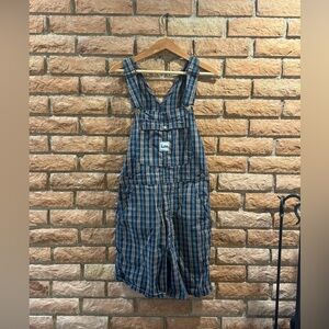 Vintage 90s Lee Multicolor Plaid Women's Overalls Jumpsuit
